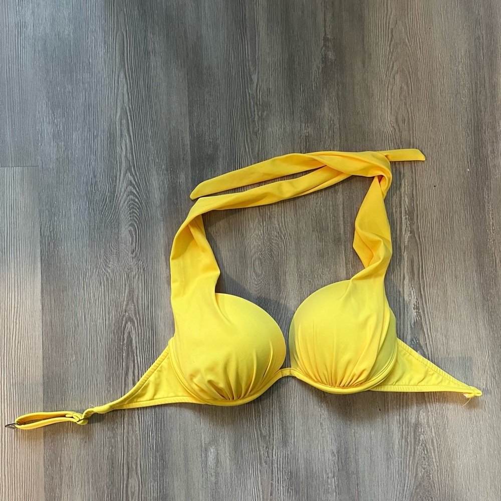 Venus bright yellow bikini top B Cup